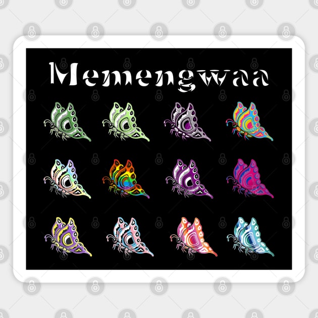 Memengwaa (Butterfly) Pride group Magnet by KendraHowland.Art.Scroll